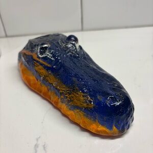 Vintage Art glass alligator decor 🐊